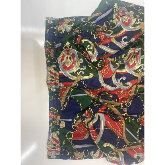 Vtg FUDA International Jacket L Silk Bomber Shoulder Pads Equestrian 90s - Picture 5 of 10